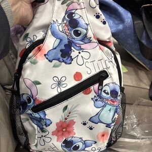 Stitch Kids Sling Bag - White and Blue